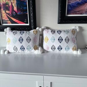 Colorful Patterned Throw Pillows